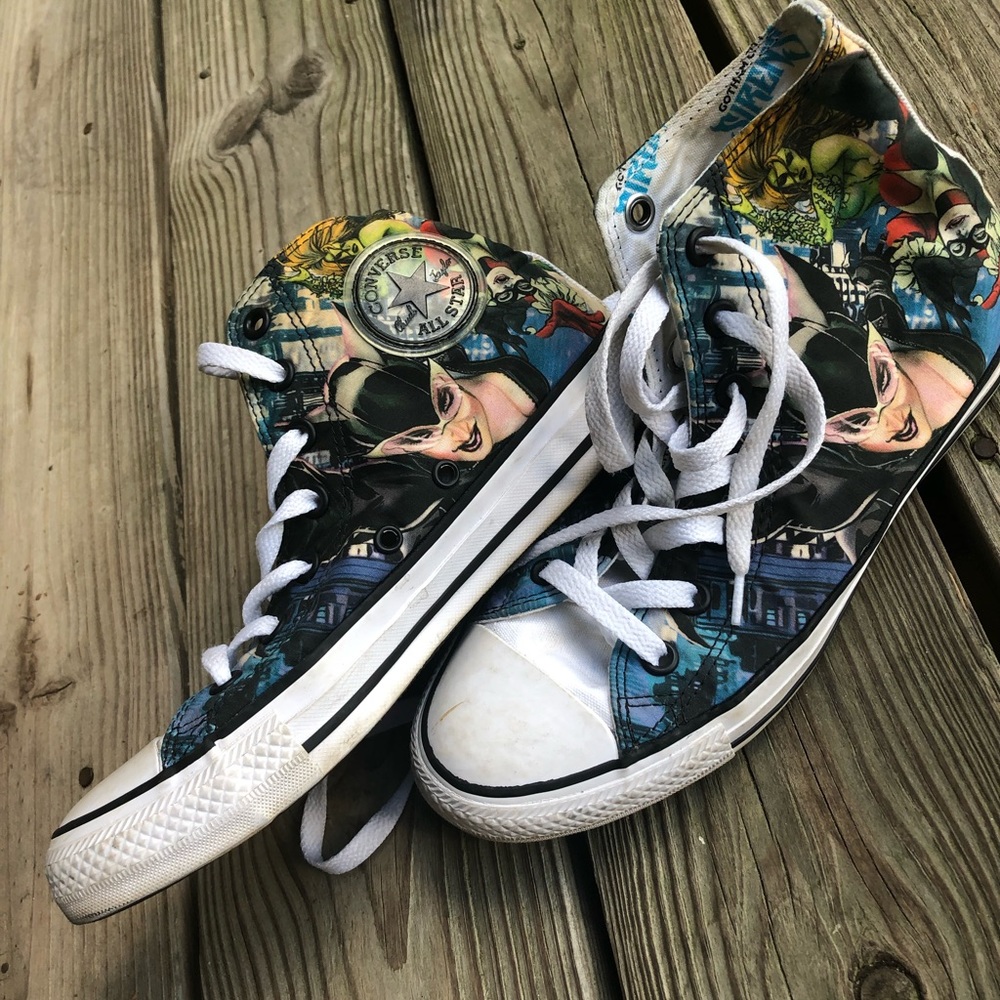 Gotham city sirens converse hightops